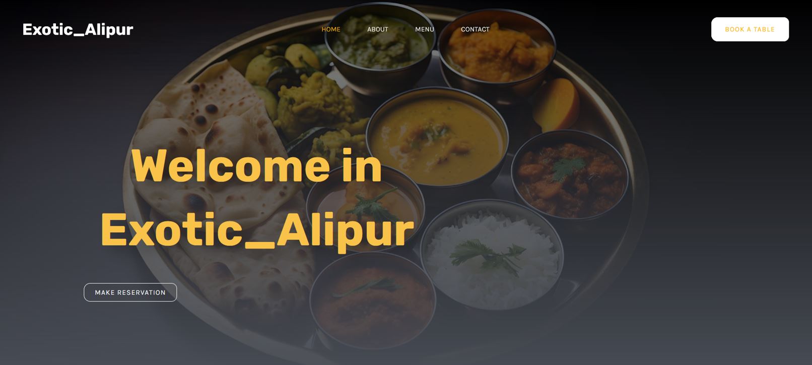 Food Site Page